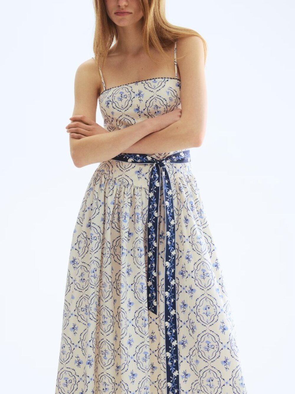 HM Tie-belt strappy dress Size M